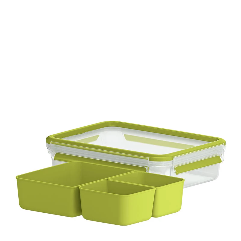 Recipiente para alimentos EMSA 518100 caixa retangular 1,2 L transparente 1 unid.