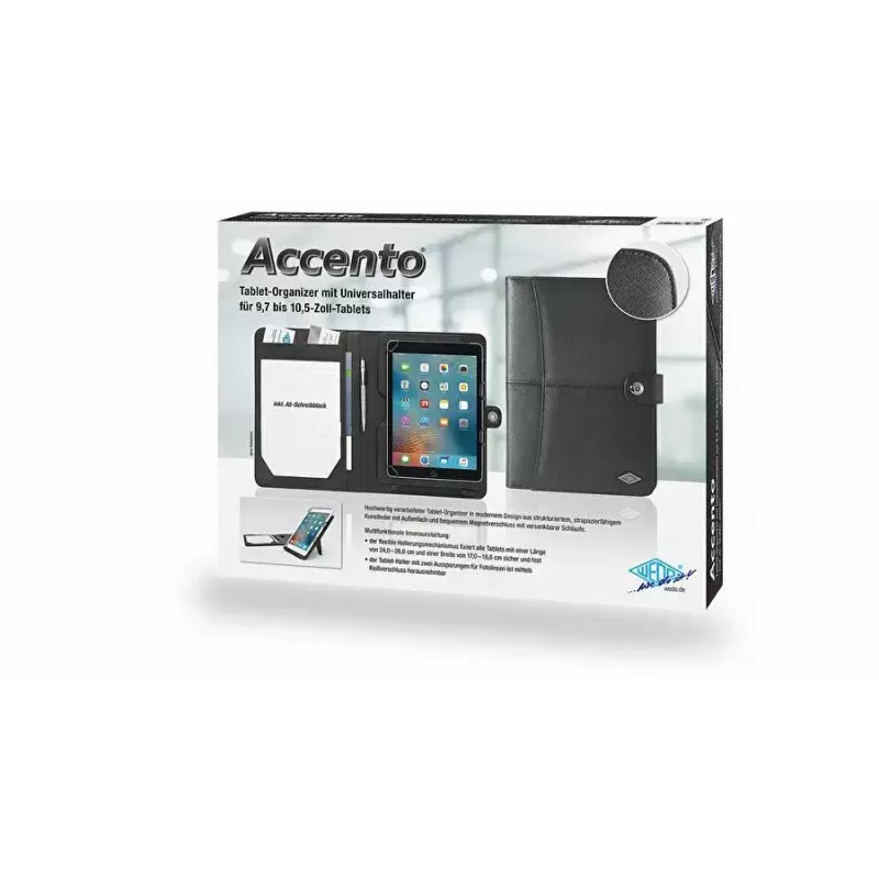 Capa para tablet WEDO 58 6901 26,7 cm 10,5 polegadas capa rígida preta