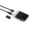 Leitor de cartões Hama 00054546 USB 3.2 Gen 1 (3.1 Gen 1) Type-A/Type-C preto, prateado
