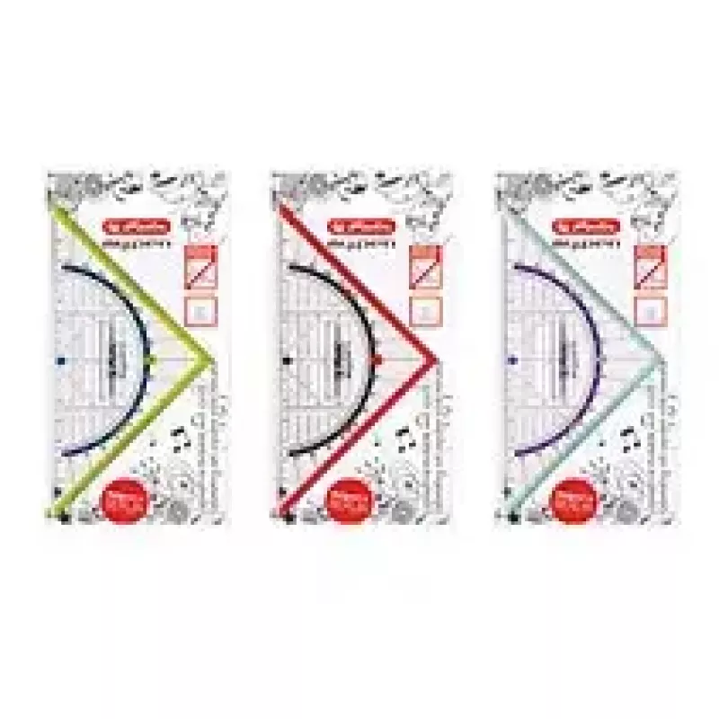 Esquadro de 45° Herlitz My.Pen 16cm com pega