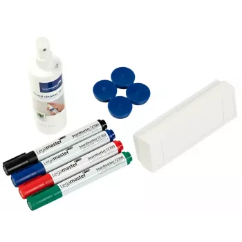 Conjunto de acessórios para quadros brancos Legamaster basic 10 peças, compatível com Legamaster UNIVERSAL, multicolor, 225×45×255 mm
