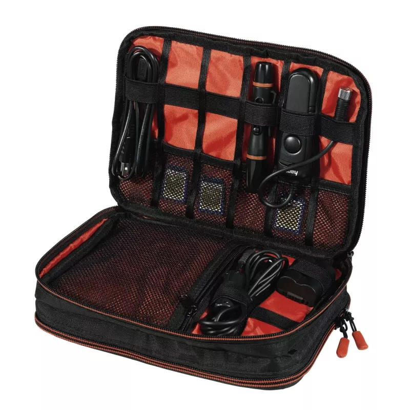 Hama Fancy Preto, Vermelho Polytex Bolsa para filtros de câmara