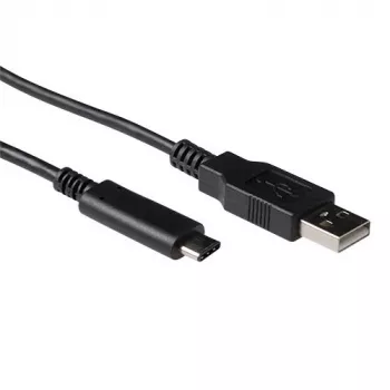 Cabo de ligação USB 2.0 macho C - macho A 1,00 m ACT SB0014