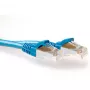 Cabo patch ACT azul 20 metros SFTP CAT6A sem patilha com fichas RJ45