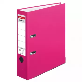 Ficheiro de argolas A4 Herlitz maX.file rosa