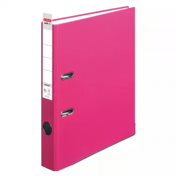 Ficheiro de argolas A4 Herlitz maX.file rosa