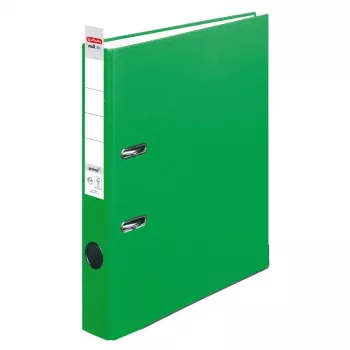 Herlitz maX.file protect pasta de arquivo, lombada 50 mm, A4, verde-claro, PP