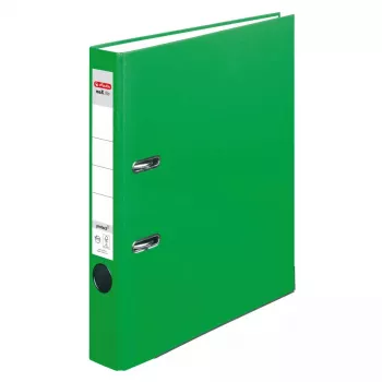 Herlitz maX.file protect pasta de arquivo, lombada 50 mm, A4, verde-claro, PP