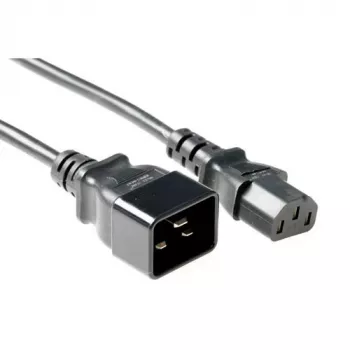 Cabo de alimentação ACT Powercord C13 - C20 preto 2 m