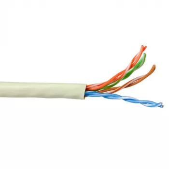Cabo de patch ACT CAT5E U/UTP flexível marfim 100 m