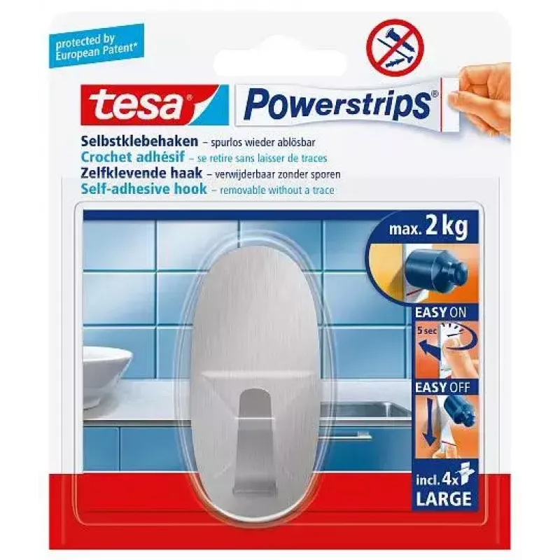 Cabide de toalhas TESA 58261-00000 interior Metallic 1 unid.