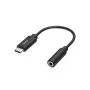 Cabo para telemóvel Hama 00200318 preto USB-C 3,5 mm