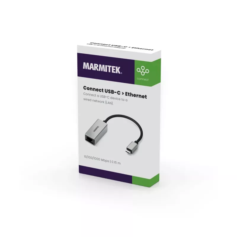 Marmitek Connect Adaptador USB-C para Ethernet 8373