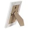 Moldura individual Hama Canuto branco vidro madeira