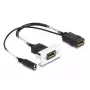 Módulo DeLOCK Easy 45 DisplayPort 4K 60 Hz com alimentação DC 2,1 x 5,5 mm