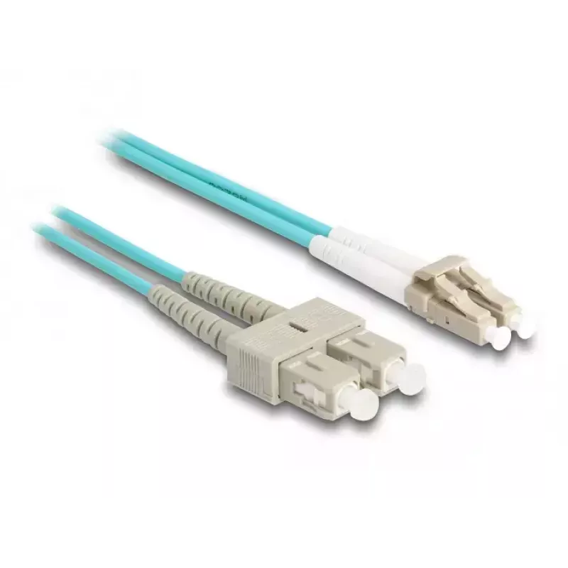 Cabo de fibra ótica DeLOCK LC duplex para SC duplex OM3 2 m