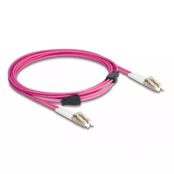 Cabo de fibra ótica DeLOCK LC duplex para LC duplex OM4 3 m