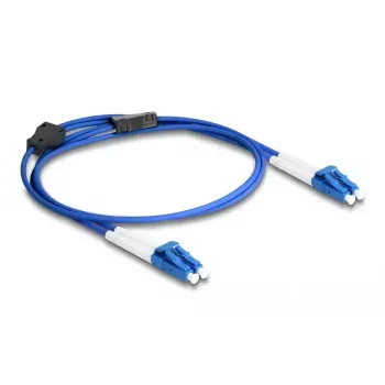 Cabo de fibra ótica DeLOCK LC duplex para LC duplex OS2 1 m