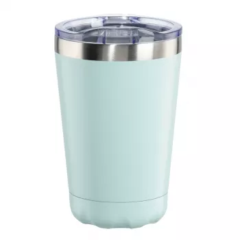 Copo térmico Hama To Go Round 00181586 - 0,27 L azul copo de aço inoxidável