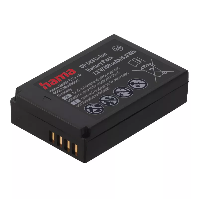 Bateria Hama DP 543 iões de lítio 700 mAh para máquina fotográfica
