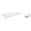 Rapoo 9750M teclado rato incluído sem fios Bluetooth QWERTZ alemão branco