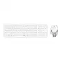 Rapoo 9750M teclado rato incluído sem fios Bluetooth QWERTZ alemão branco