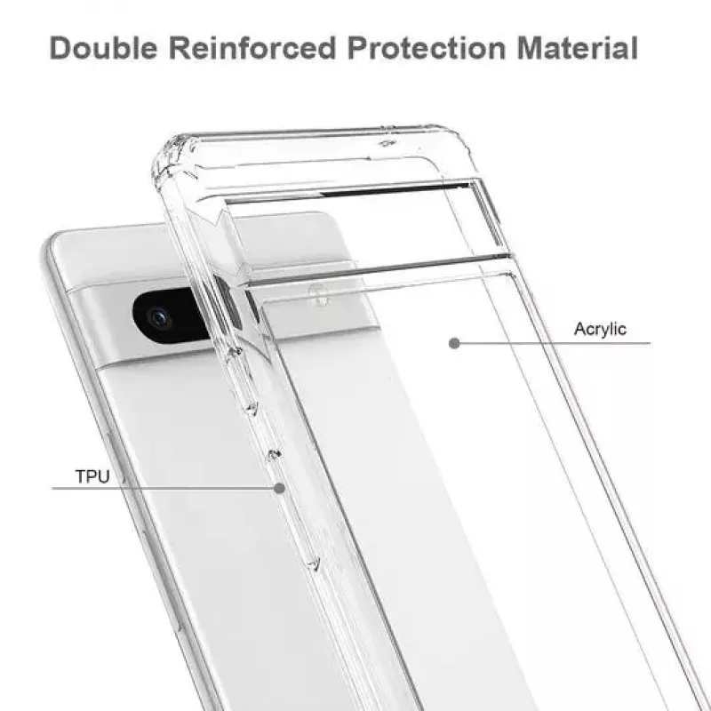 Capa JT BERLIN 10918 capa de telemóvel transparente para Google Pixel 7a
