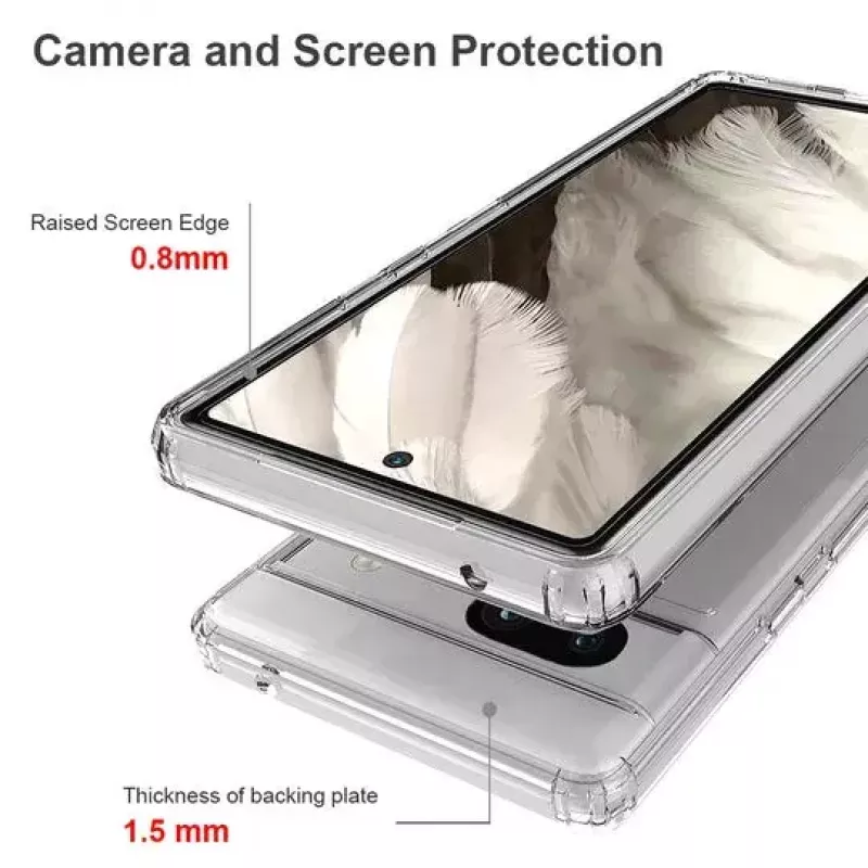 Capa JT BERLIN 10918 capa de telemóvel transparente para Google Pixel 7a