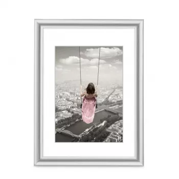 Moldura individual Hama Swing prateado