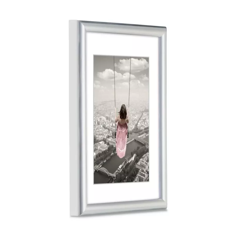 Moldura individual Hama Swing prateado