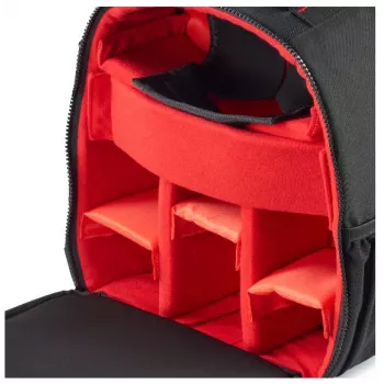 Mochila Hama Ohio preto, vermelho