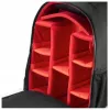 Mochila Hama Ohio preto, vermelho