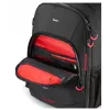 Mochila Hama Ohio preto, vermelho