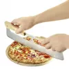 Westmark Pro cortador de pizza, aço inoxidável, cabo de madeira, prateado/castanho