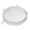 Coberturas alimentares Westmark 23272260 - tampas de silicone transparentes, 6 unid.