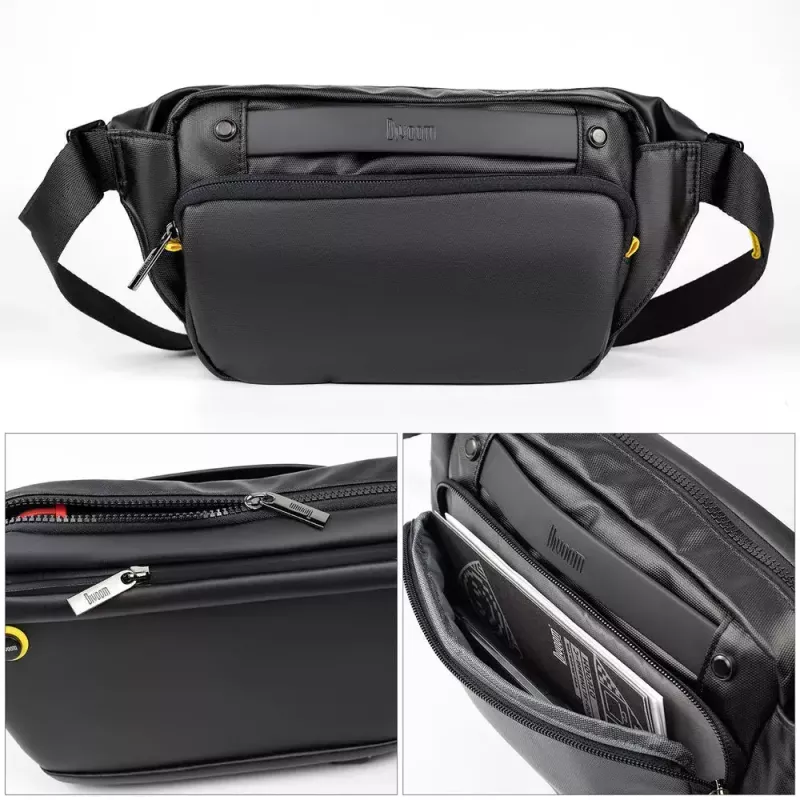 Bolsa de tiracolo Divoom Pixoo preto unissexo 340x90x150 mm ecrã LED