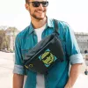 Bolsa de tiracolo Divoom Pixoo preto unissexo 340x90x150 mm ecrã LED