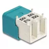 DeLOCK HDMTD conector macho quádruplo angular para placas de circuito impresso