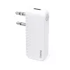 Hama 00014171 transmissor de áudio Bluetooth para aviões e uso universal, 10 h, AUX, branco