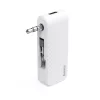 Hama 00014171 transmissor de áudio Bluetooth para aviões e uso universal, 10 h, AUX, branco