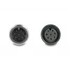Cabo de rede DeLOCK M12 cabo codificação A 8 pinos ficha macho para conector fêmea Cat5e 5 m preto