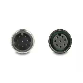 Cabo de rede DeLOCK M12 cabo codificação A 8 pinos ficha macho para conector fêmea Cat5e 5 m preto