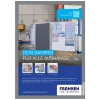 Moldura para quadro Franken AR15132 prateada A3 470x10x650mm 2 unid.