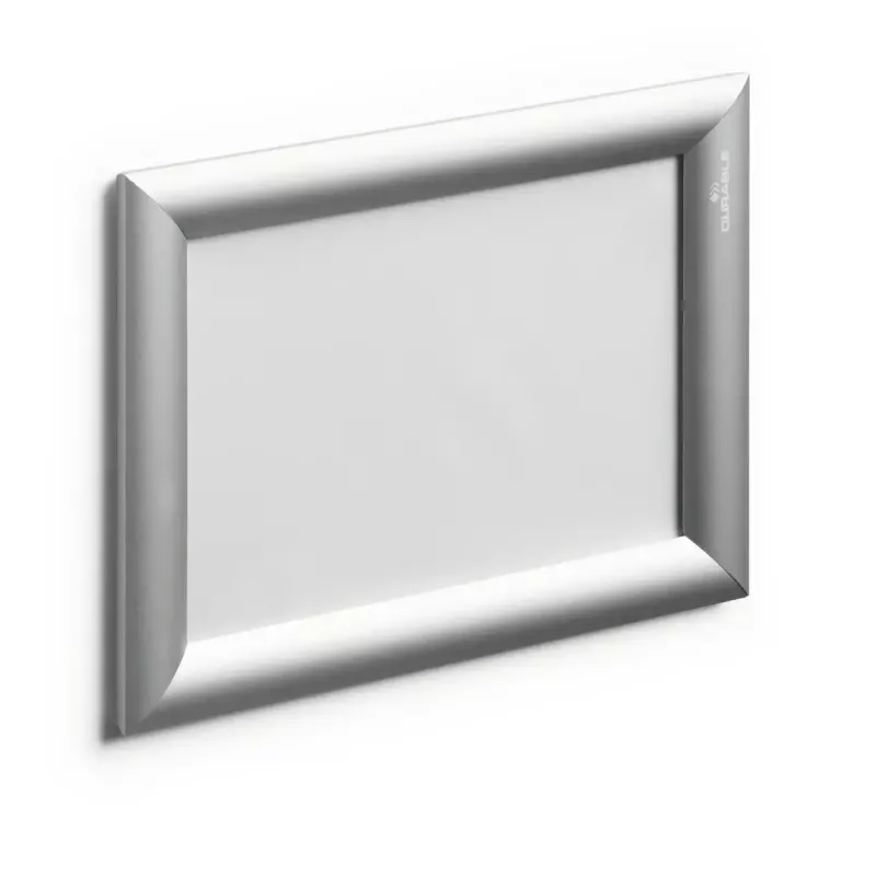 Moldura individual Durable 479523 — alumínio/plástico, 179 × 240 × 12 mm, prateado