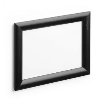 Moldura Durable 479501 — moldura individual em alumínio/plástico, 179×240×12 mm, preto