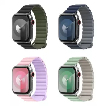 Pulseira de relógio LAUT NOVI SPORT para Apple Watch Series 4–10, SE e Ultra — compatível com 49/46/45/44 mm