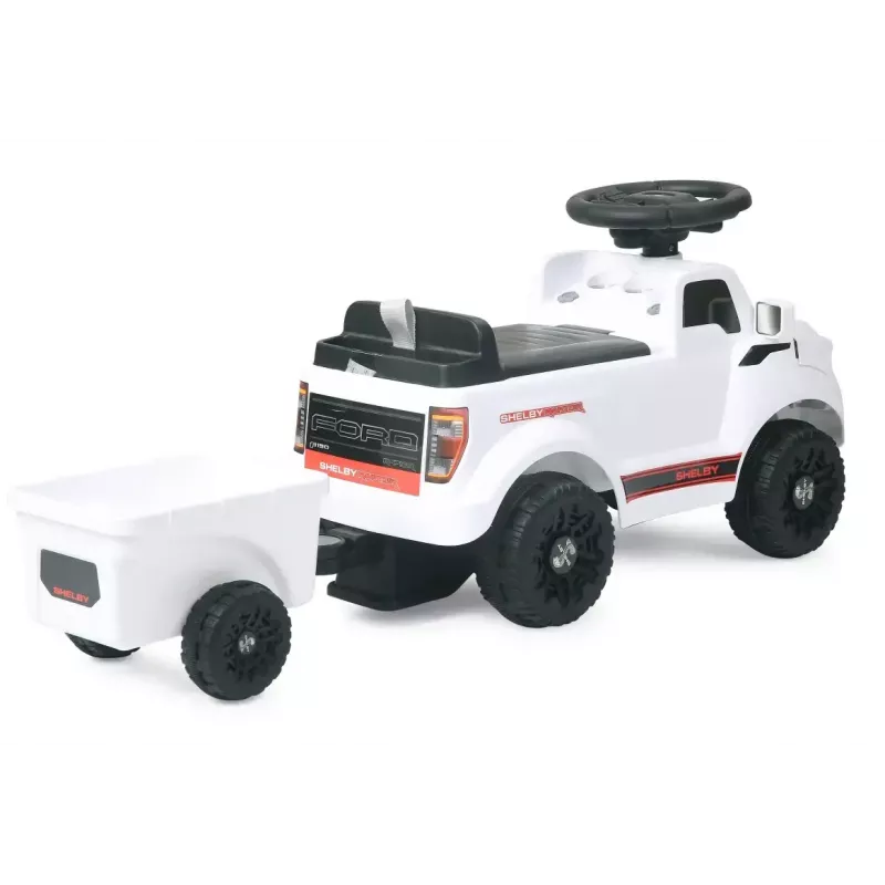 Carro de passeio Jamara Shelby Ford F-150 Raptor — a bateria, 1 lugar, 4 rodas, preto/branco