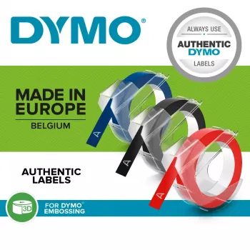 Fitas de etiquetas 3D DYMO fita para fabrico de etiquetas