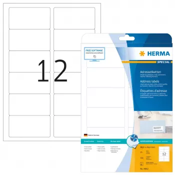 Etiquetas de endereço para jato de tinta HERMA 8842