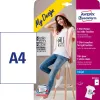 Folhas de transferência para têxteis para jato de tinta Avery Zweckform MD1001 — polipropileno A4 210×297 mm, branco, cores claras, pack de 5